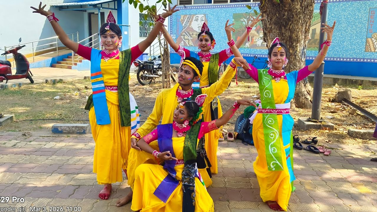 Ogo Kishor Aji........Fagun Mela, Basanta Utsav.... Senior Student... Dance Performance 