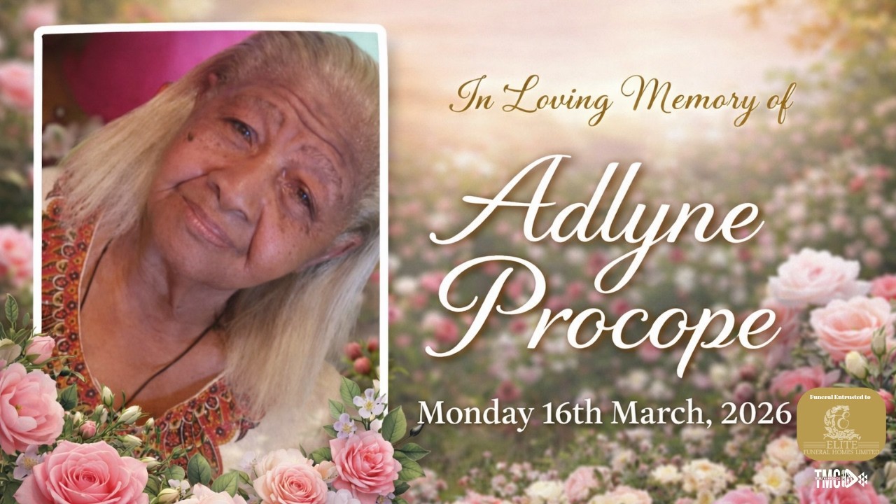 The Funeral Service of the Late Adlyne Procope