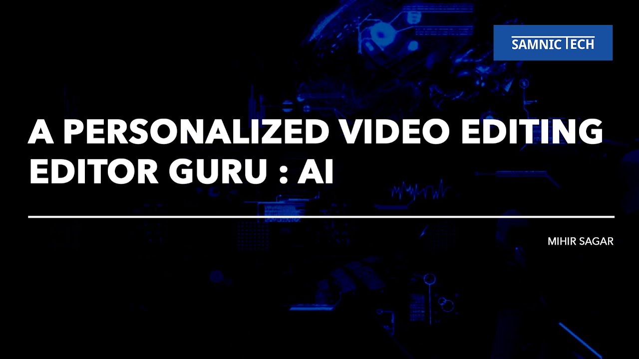 AI: Your Personal Video Editing Guru || VIDEO EDITING