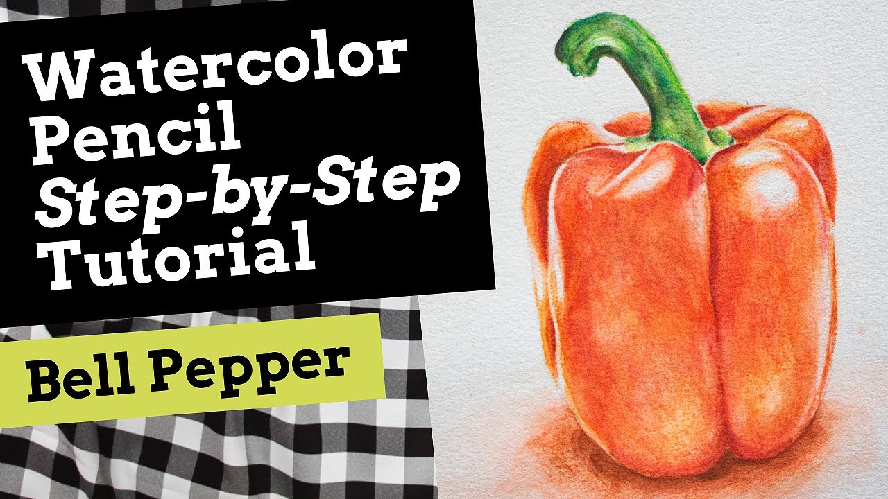 Step by Step Watercolor Pencil Tutorial for Beginners