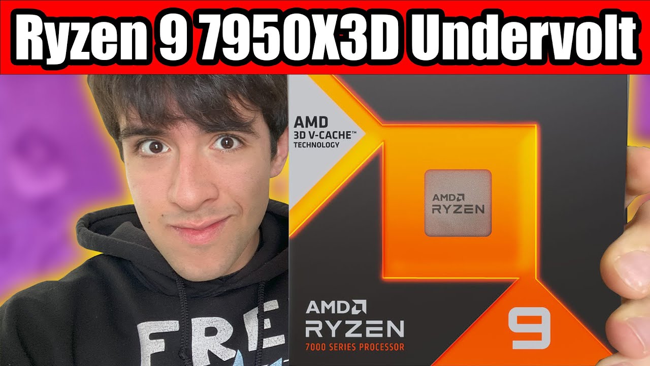 Undervolt your Ryzen 9 7950X3D for more FPS and Lower Temperature!