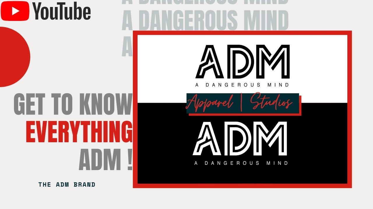 ADM Studios - Behind the ADM Brand | Get To Know Any/Everything ADM
