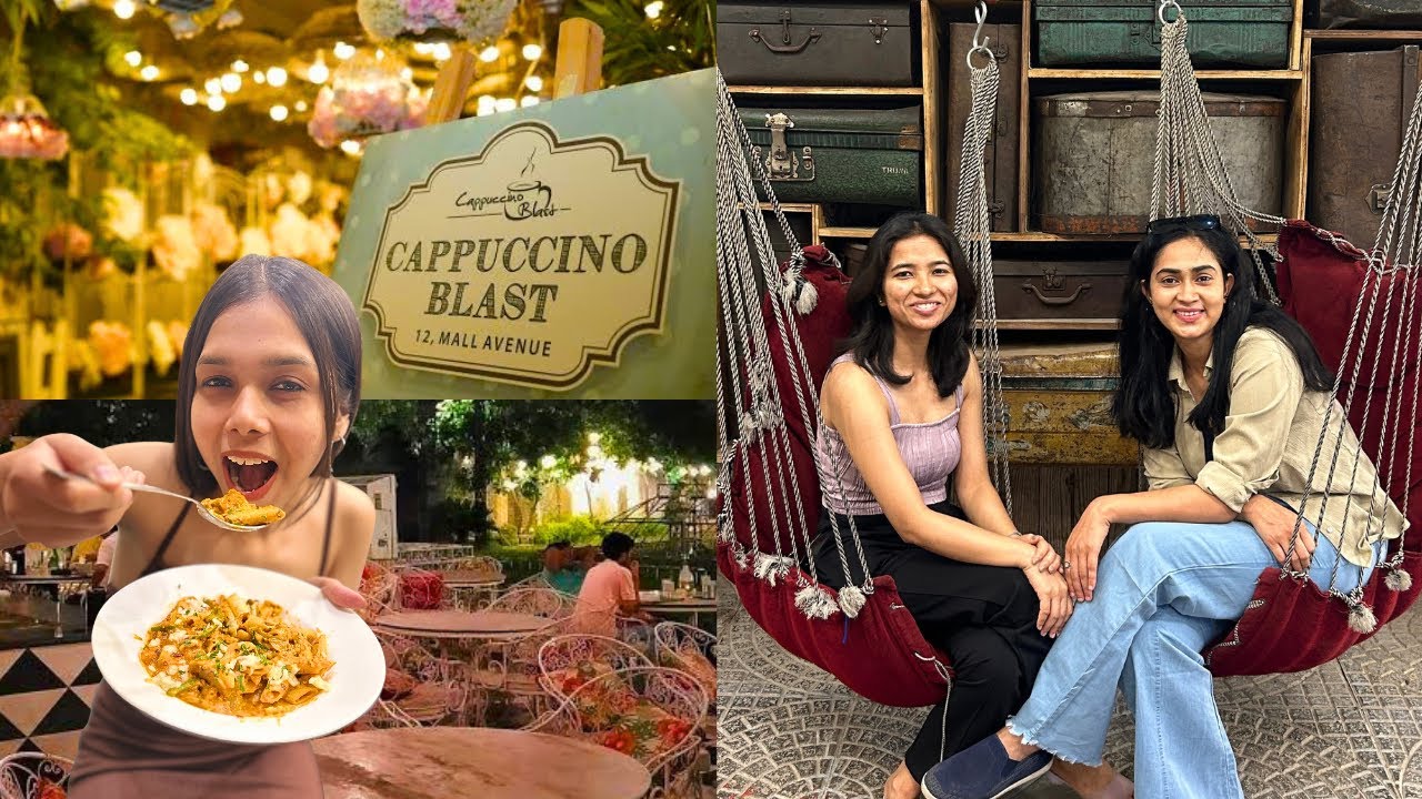 Lucknow’s Most Beautiful Cafe Cappuccino Blast ​⁠| Lucknow Food ​⁠@kavitakaparwanofficial