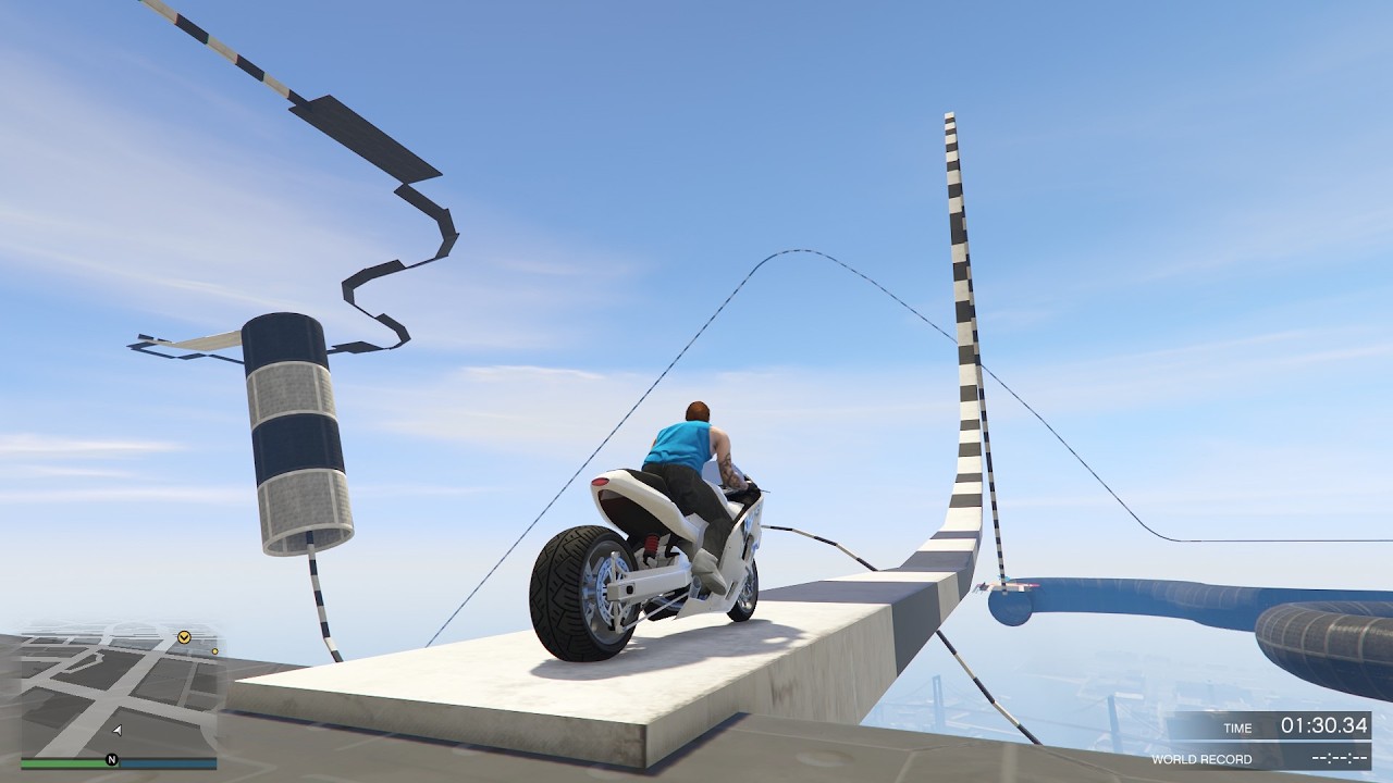 GTA5 ONLINE Parkour Hakuchu Dreg (Hiver_ix)
