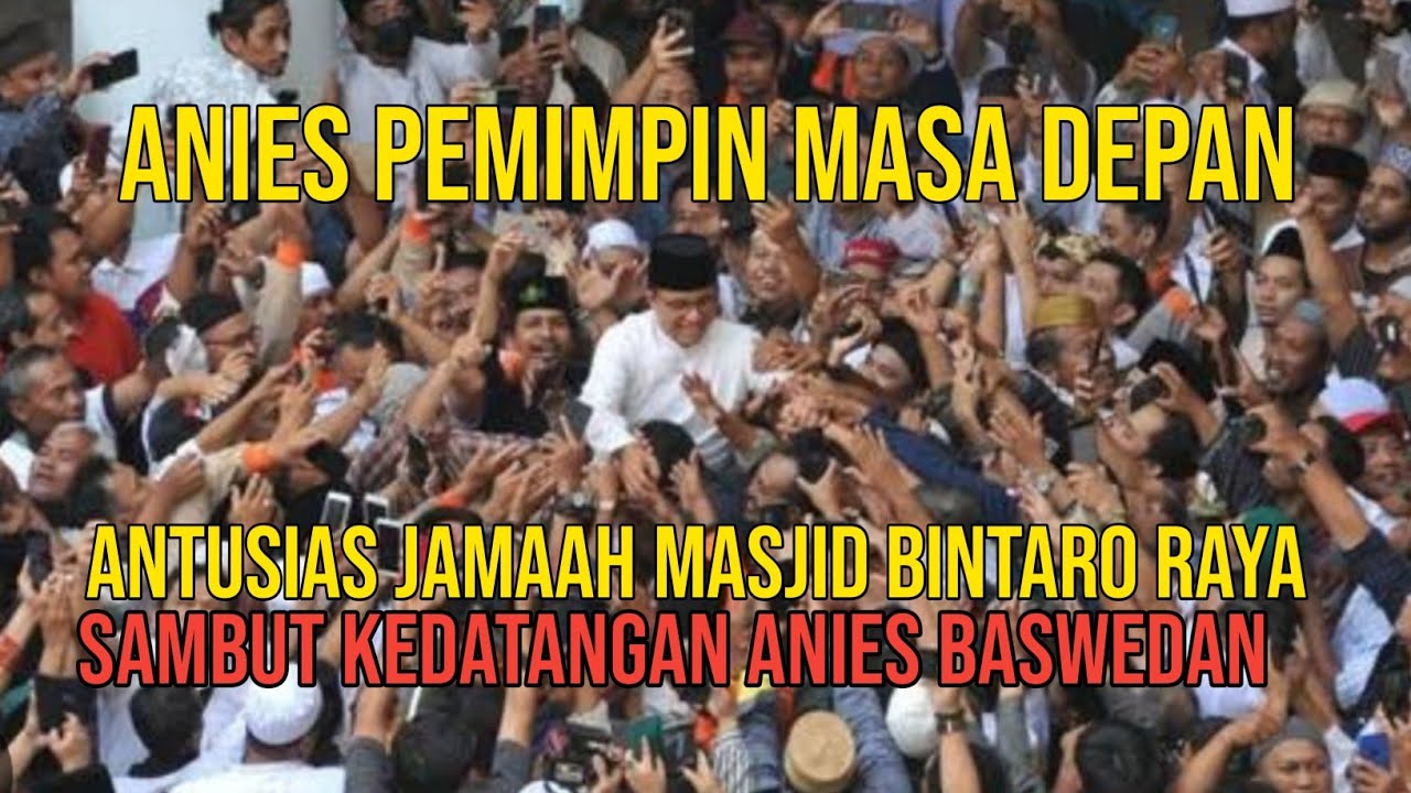 ANIES DIDOAKAN WARGA JADI PRESIDEN MASA DEPAN