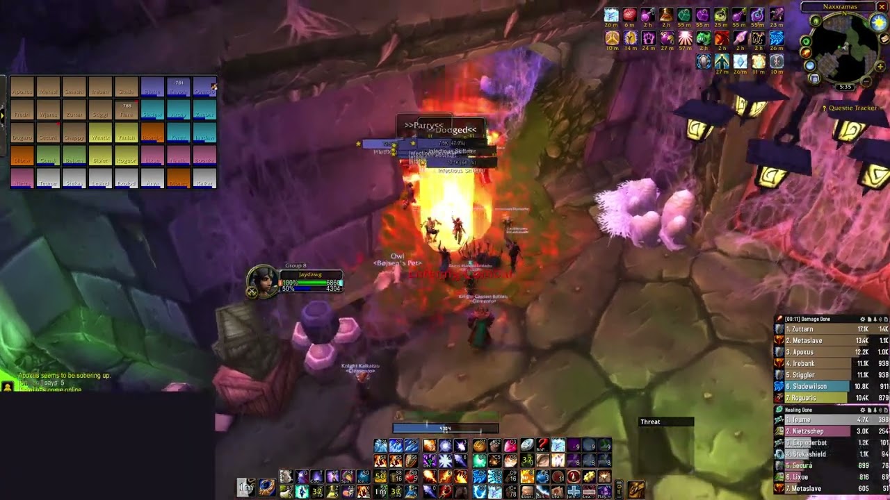 WoW Classic Anniversary Naxx Fire Mage PoV