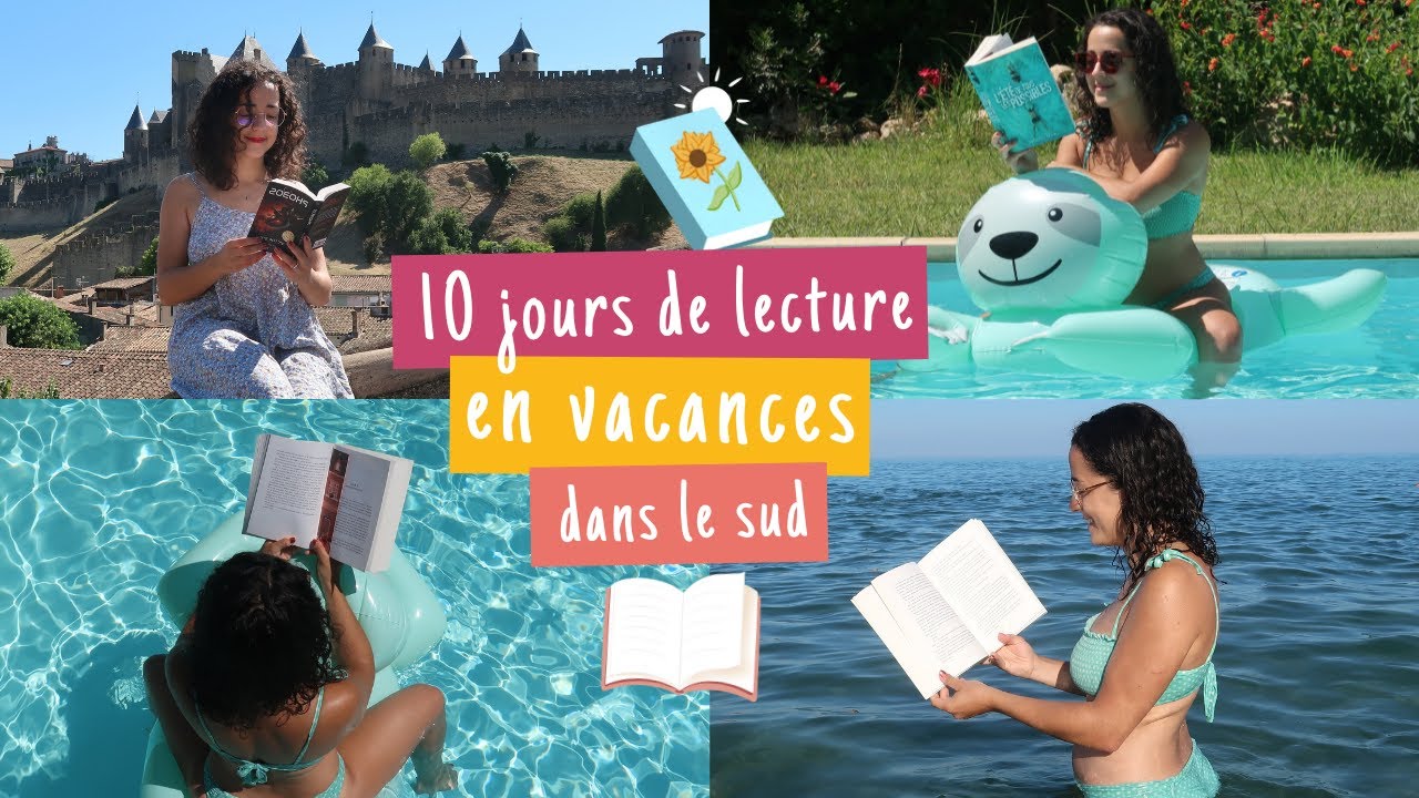 10 jours de lecture 📚 en vacances 🌞 dans le sud 🎉 VLOG