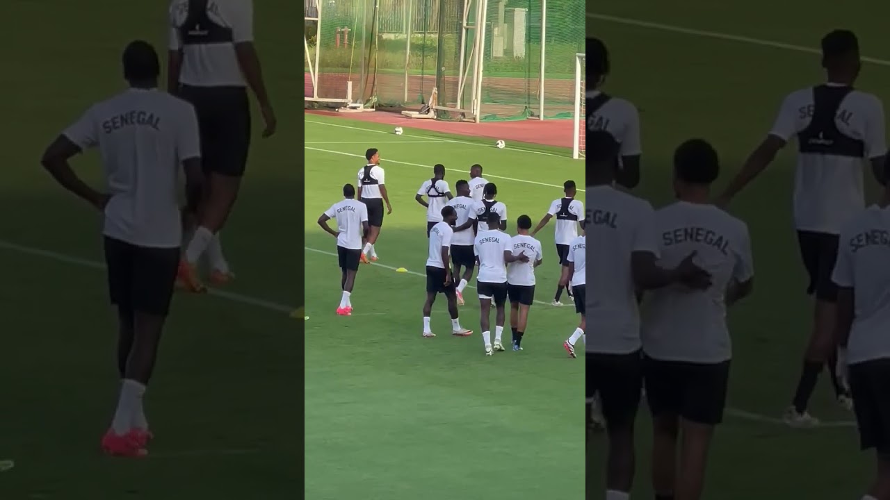 2e s&eacute;ance d&rsquo;entra&icirc;nements des Lions. Seuls Abdoulaye Seck et Abdallah Sima manquent &agrave; l&rsquo;appel