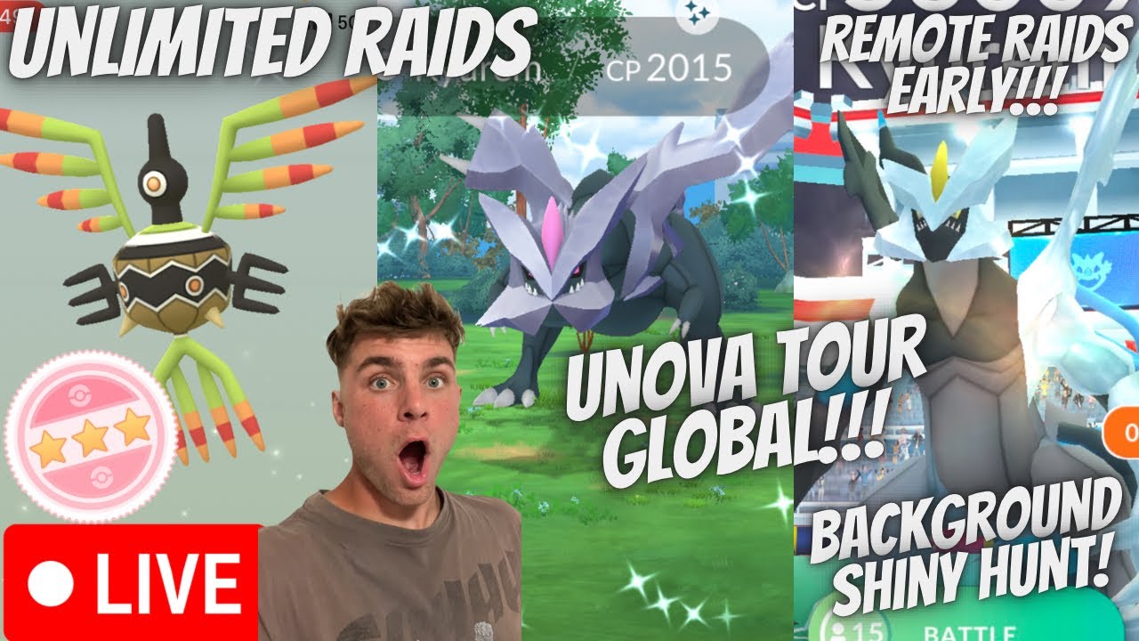 ✨Unlimited Kyurem Fusion Raids and Global Unova Tour in Pokemon Go LIVE!✨