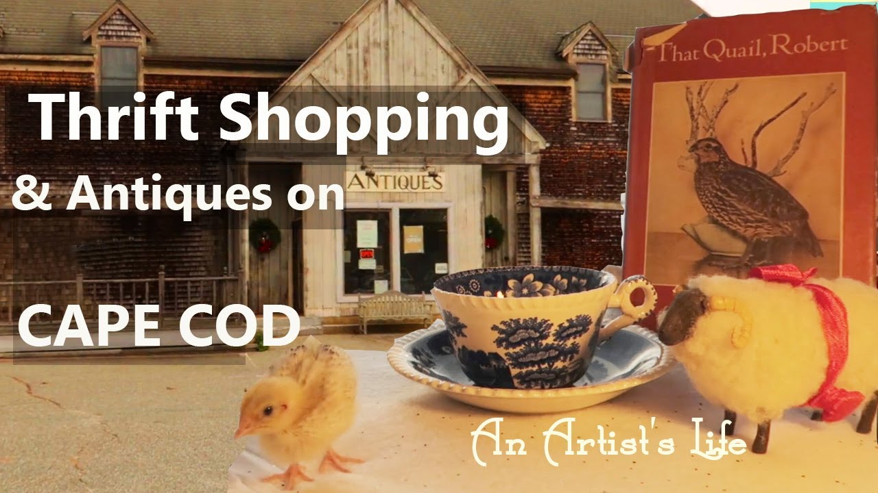 Thrift & Antique Shop in Cape Cod | Day out Thrifting | Quiet Winter's day in New England by the Sea