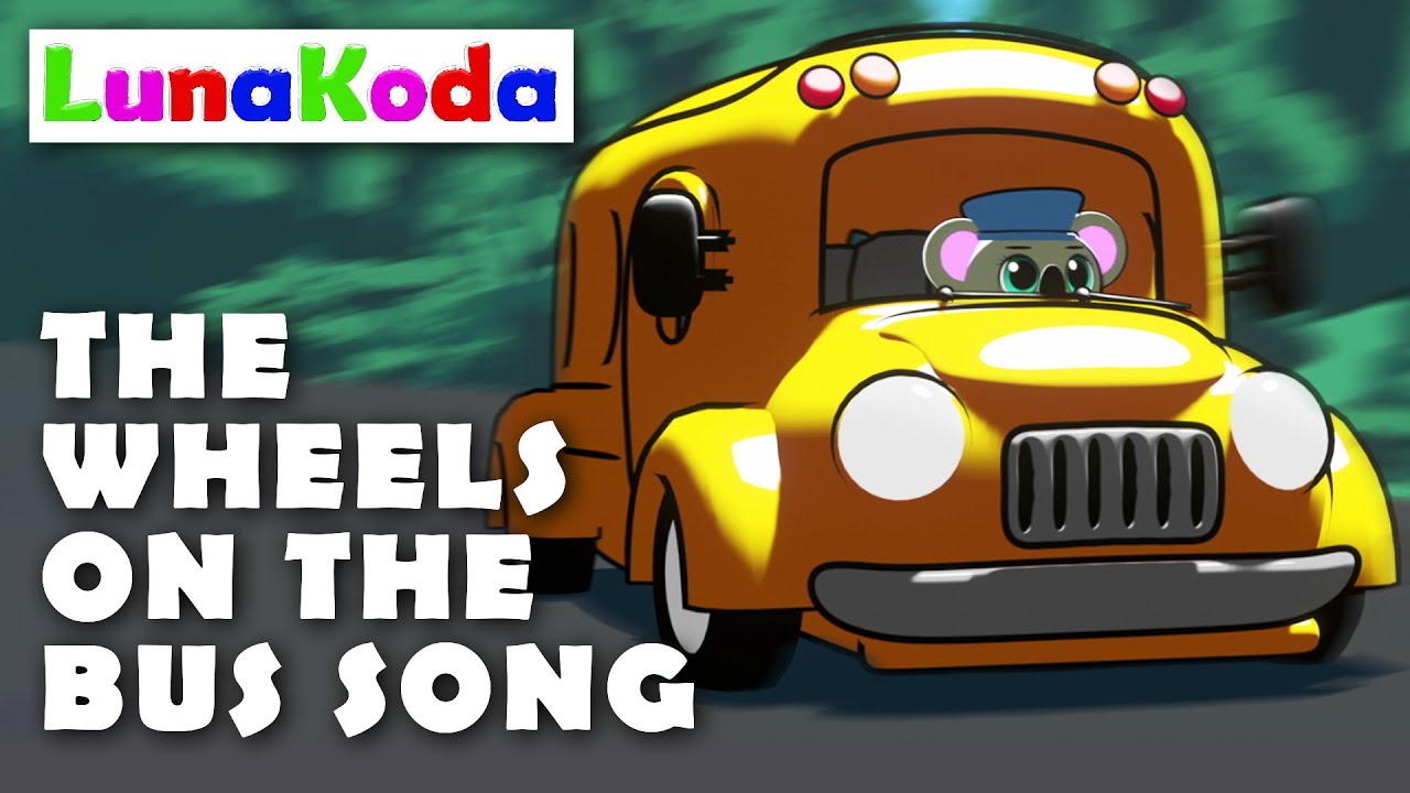 The Wheels On The Bus Song | LunaKoda Kids | Nursery Rhymes