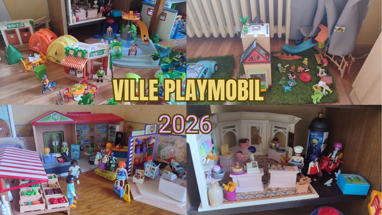 MA VILLE PLAYMOBIL 2026 - NOUVEAUX MIRACULOUS, RÉAMÉNAGEMENTS...