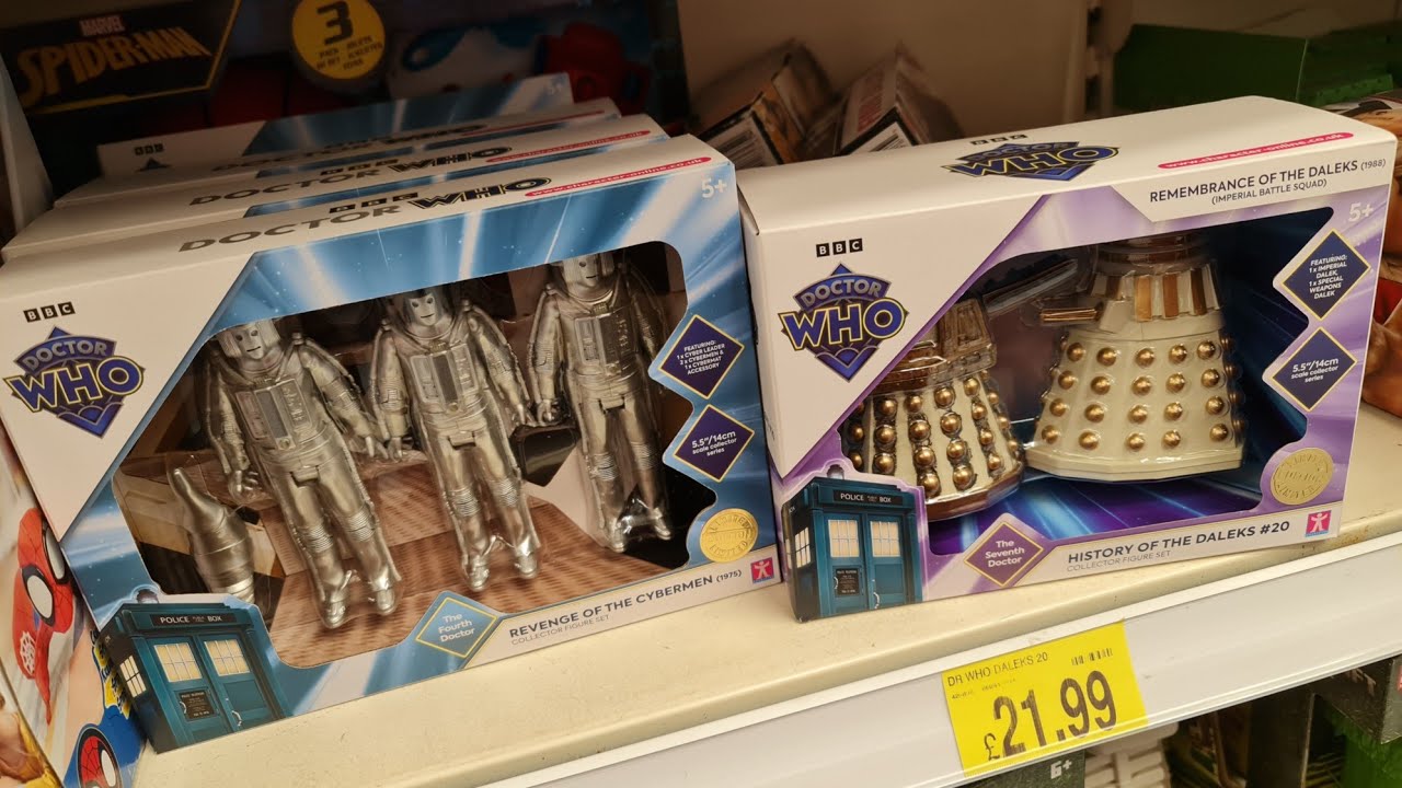 The B&M Crawl For Doctor Who September Sets 2025