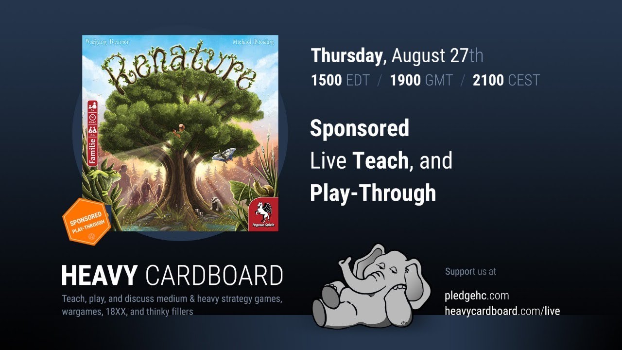 Renature - 2p Teaching & Play-through by Heavy Cardboard