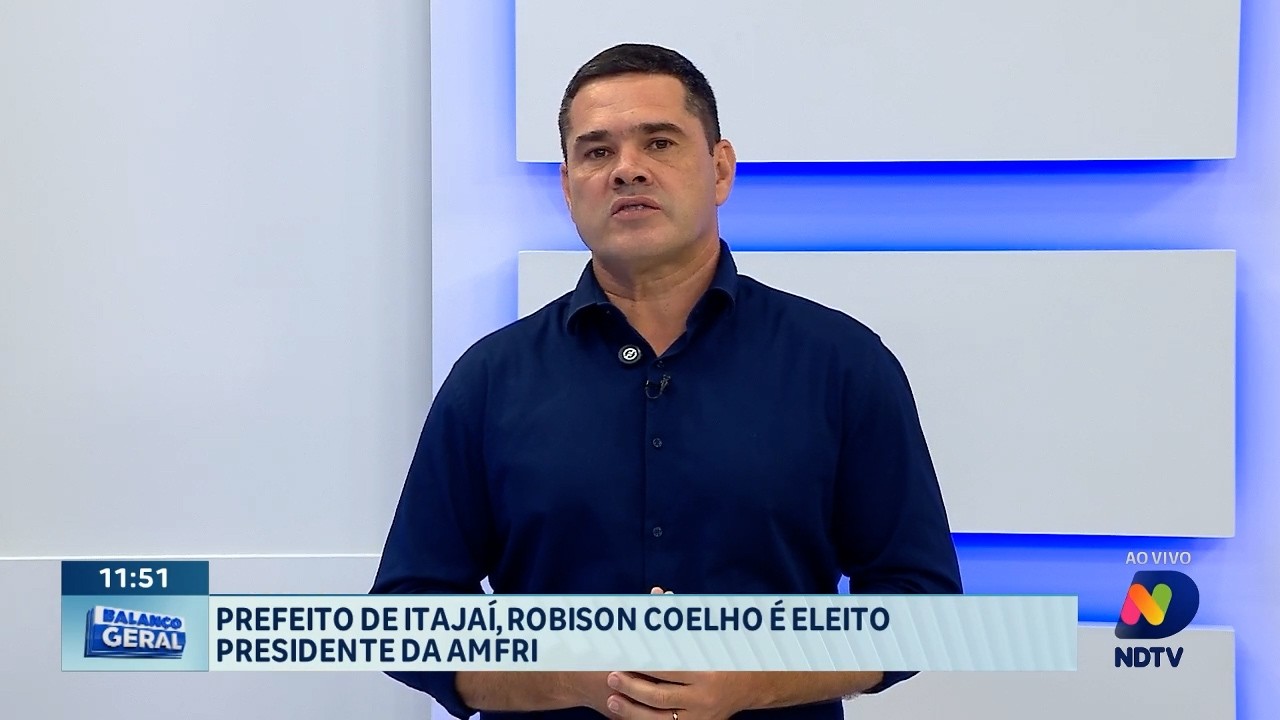 Prefeito de Itajaí é eleito presidente da Amfri
