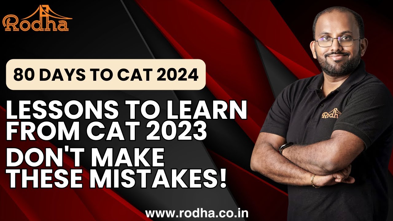 80 Days To CAT 2024 || Important Learnings from CAT 2023: Avoid These Mistakes!