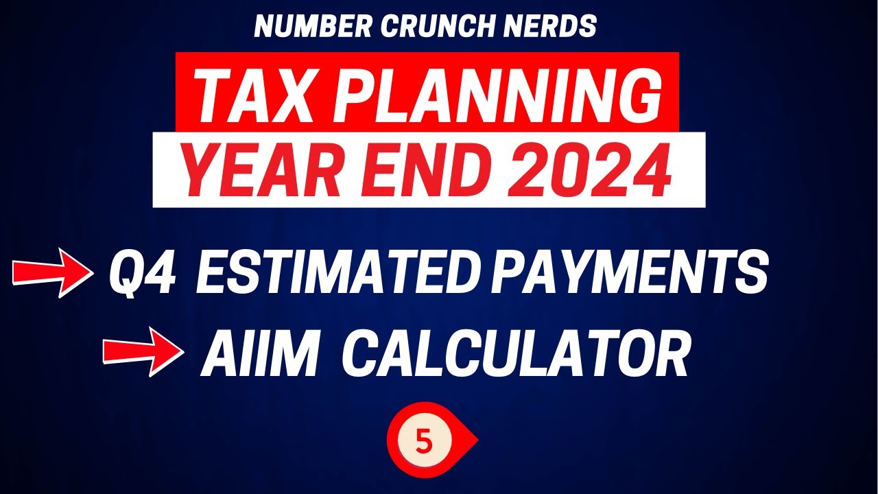 How To Calculate Estimated Tax Payments