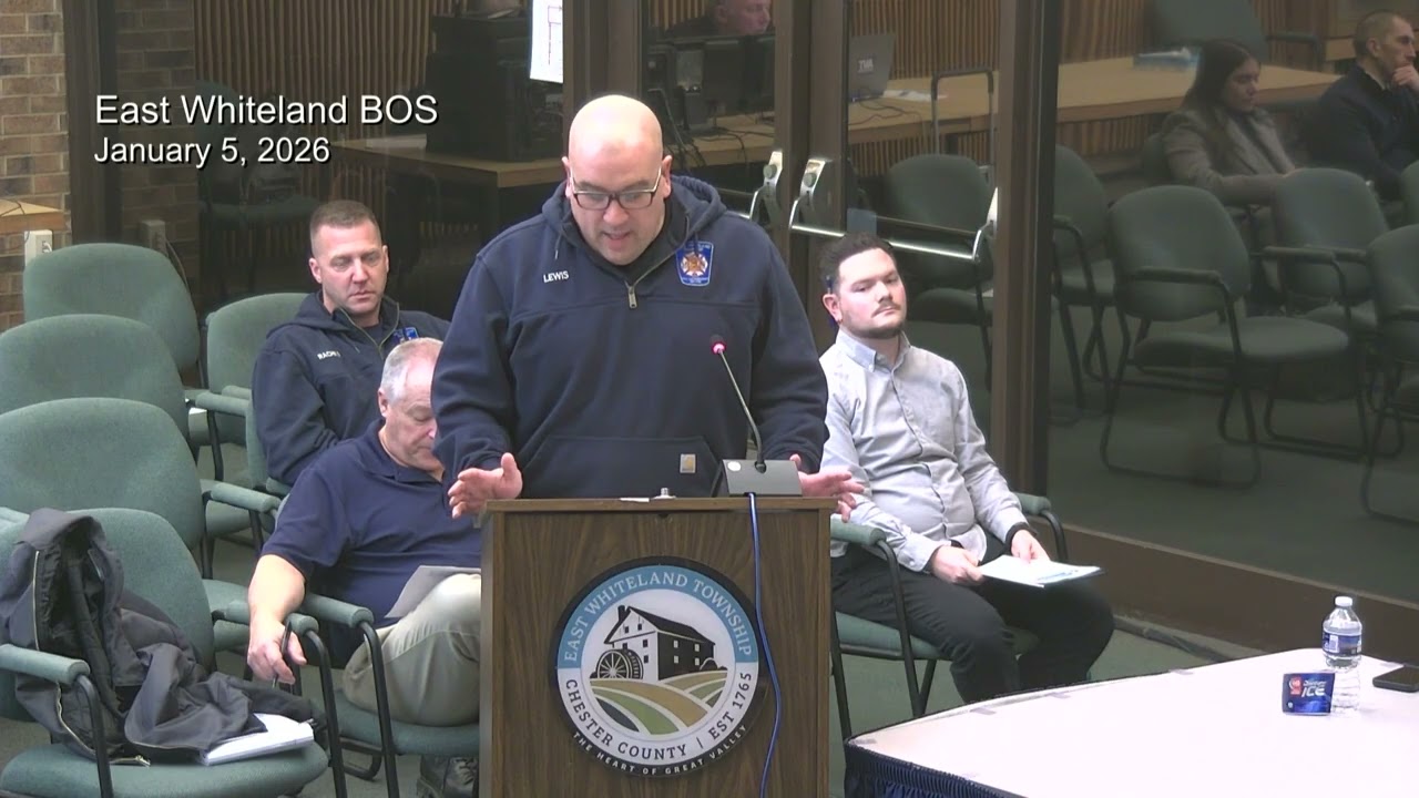 January 5 2026 Easst Whiteland Township Board of Supervisors