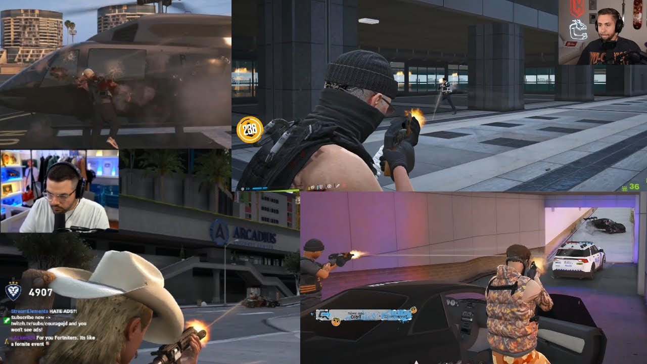 CG Wipe's 35+ Cops To Save Vinny After The Cartel Fight ProdigyRP (19 Pov's)