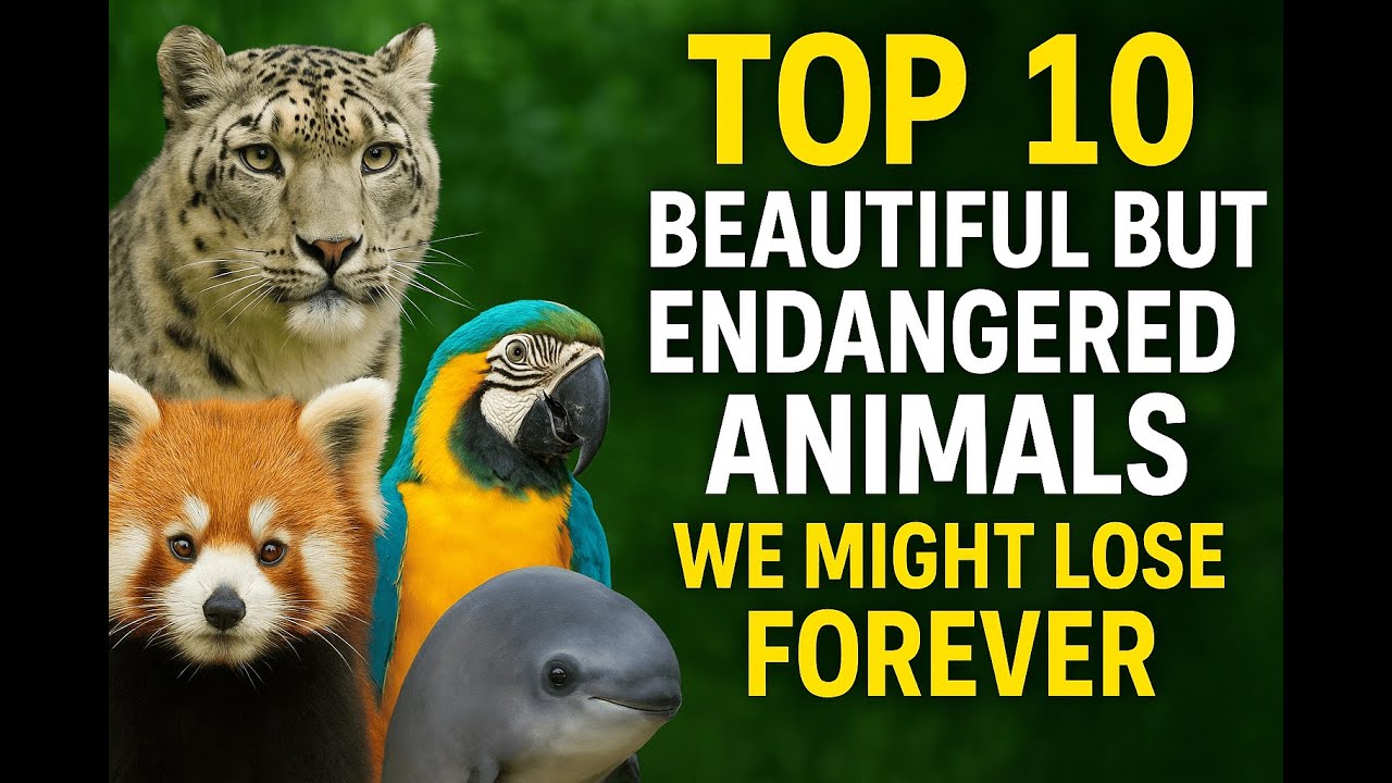 Top 10 Beautiful but Endangered Animals We Might Lose Forever