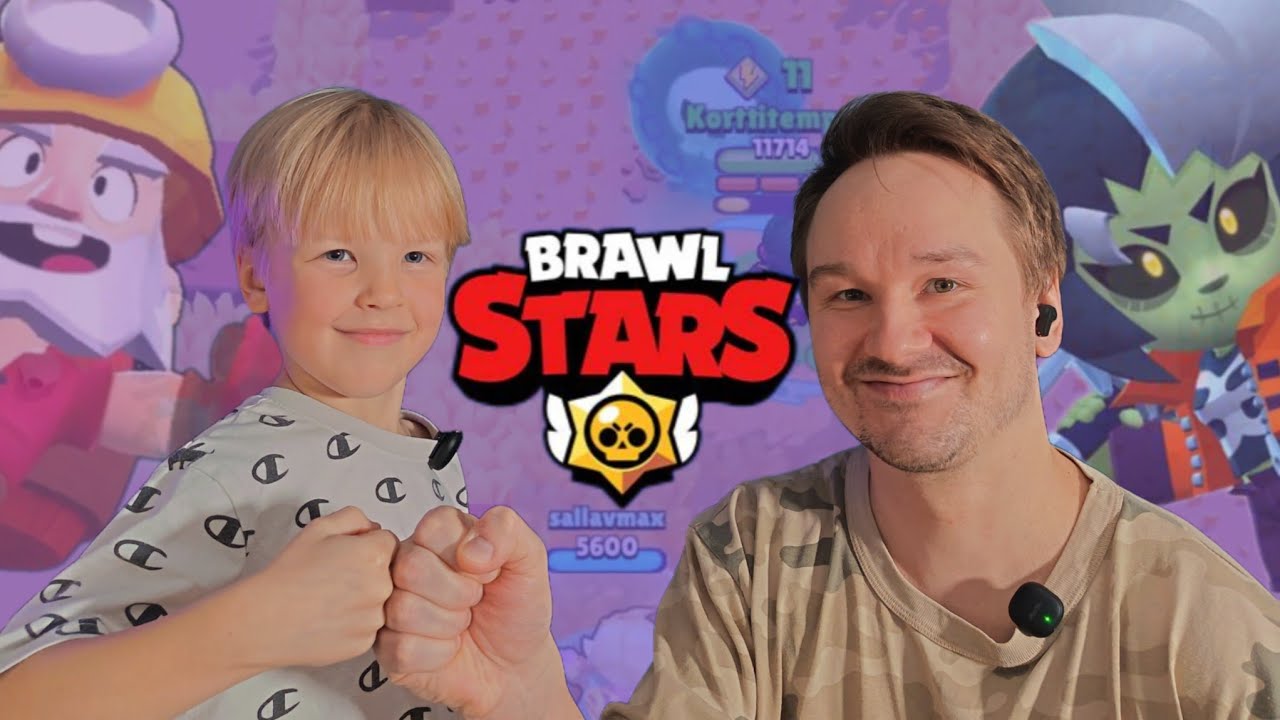 BRAWL STARS! Duo seitsemänvuotiaan kanssa! 