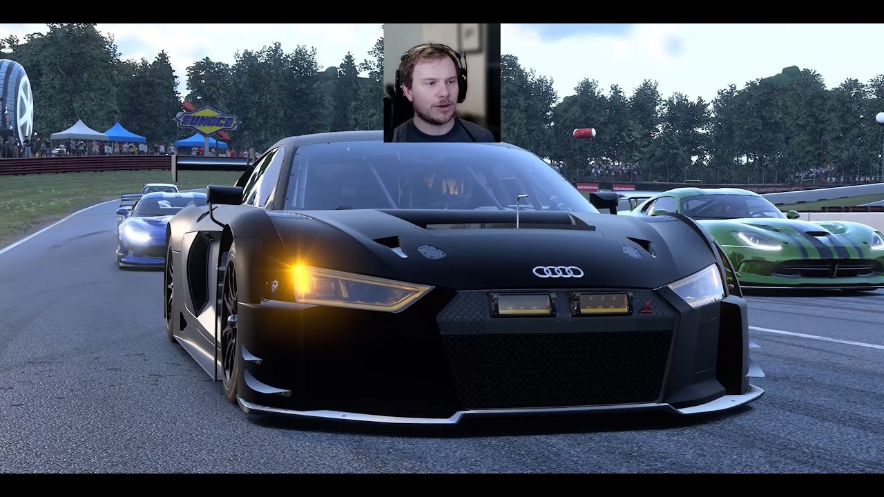 Гоночный автомобиль Audi R8 GT против монстров S-класса! Смогу ли я посоревноваться в Mid Ohio?