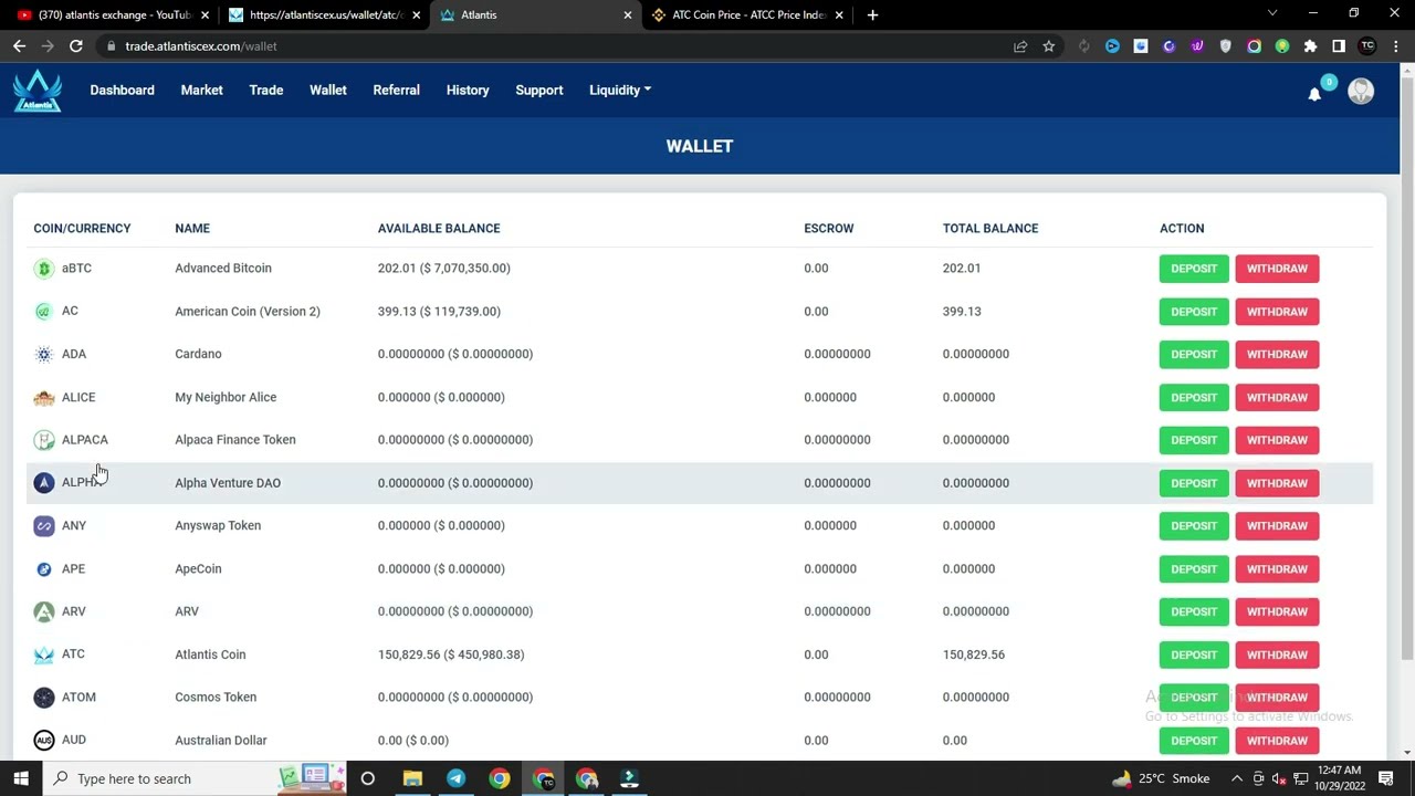 Atlantis Exchange😡 - Don't deposit BNB it's a fraud😡