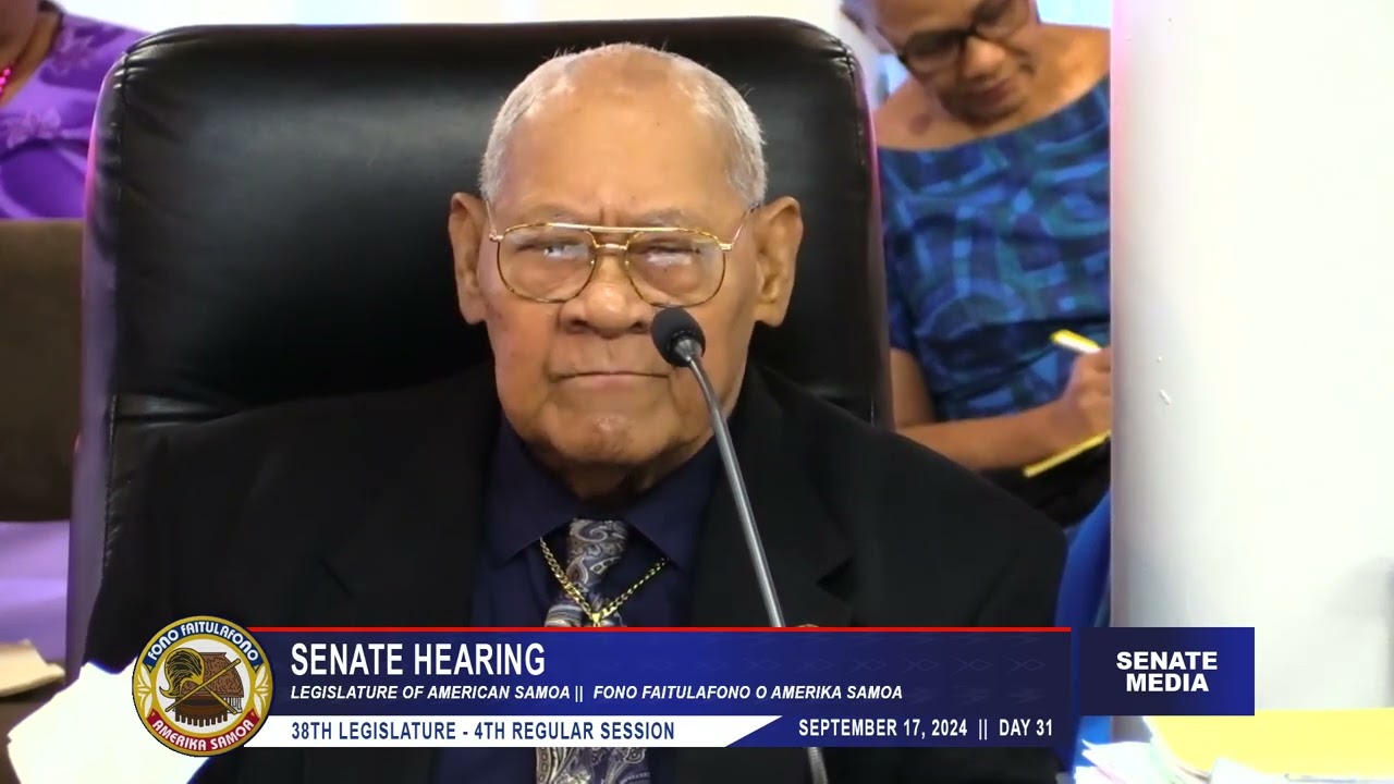Senate Hearing. Day 31.  September 17, 2024