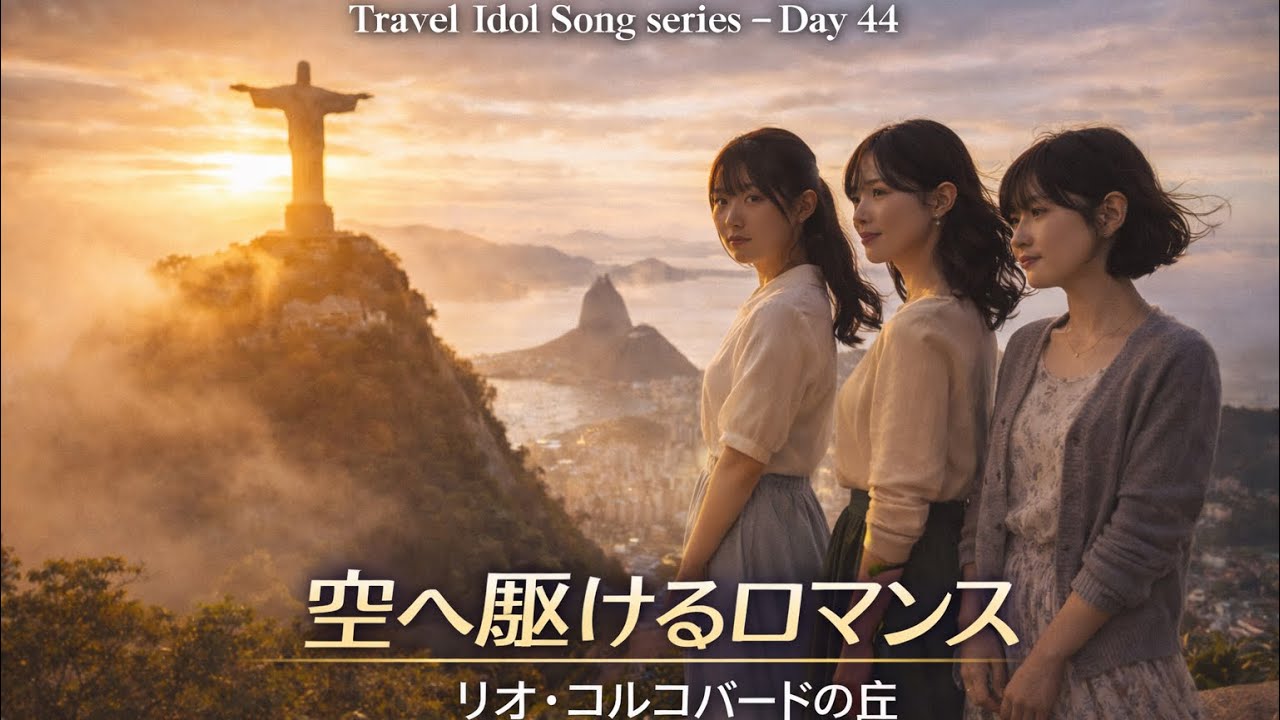 【リオデジャネイロ アイドル】空へ駆けるロマンス｜Travel Idol Song series – Day 44（リオ・コルコバードの丘）