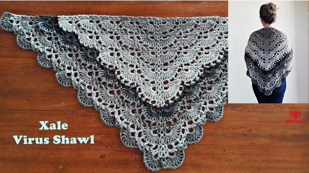 Xale Color Pull  -  Virus Shawl