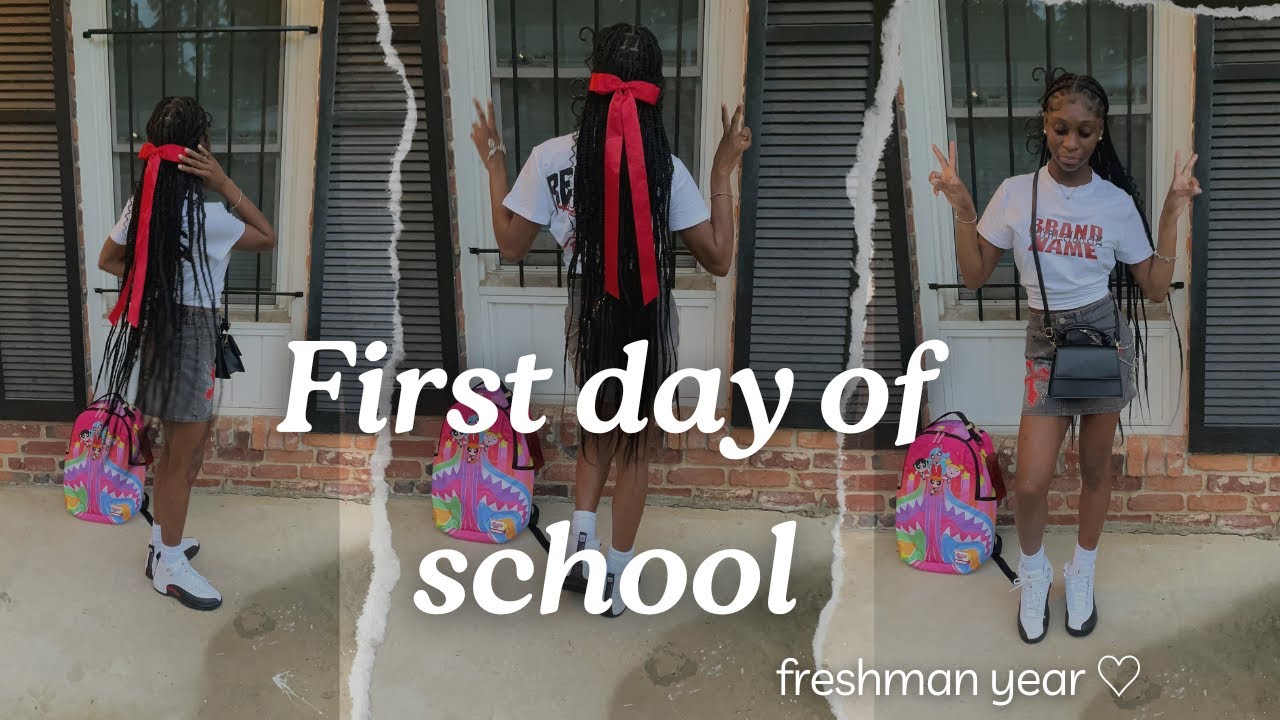 (GRWM) first day of school |freshman year| ♡📚