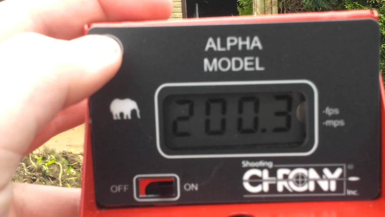 Weihrauch HW 97KT Chrony Alpha Results .22 H&N FTT 5.53mm
