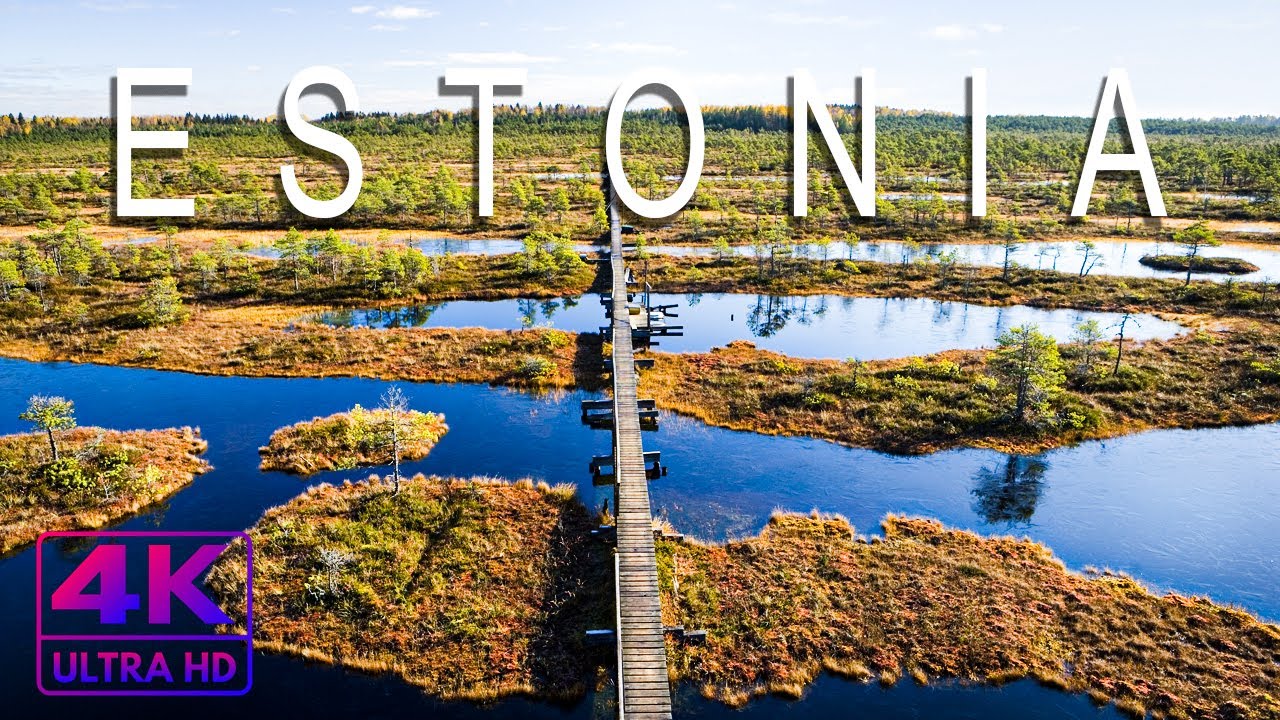 Estonia 4K Ultra HD • Stunning Footage Estonia, Scenic Relaxation Film with Calming Music