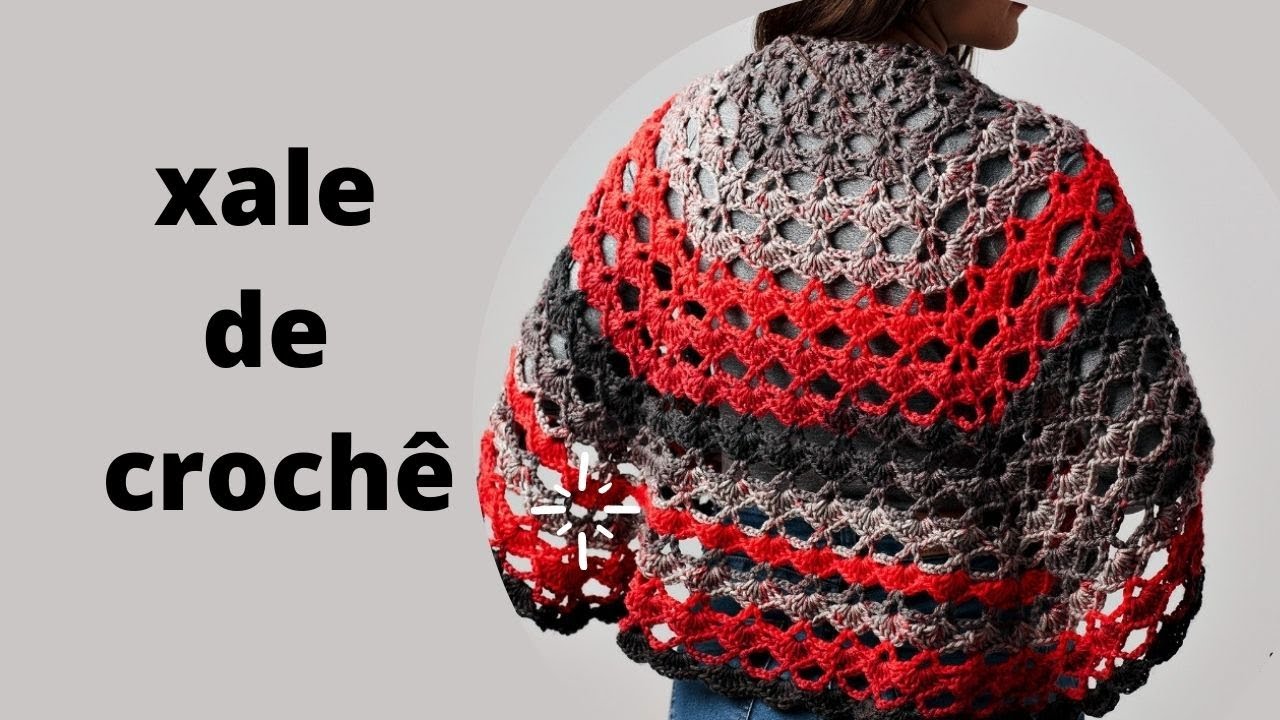 Xale de crochê