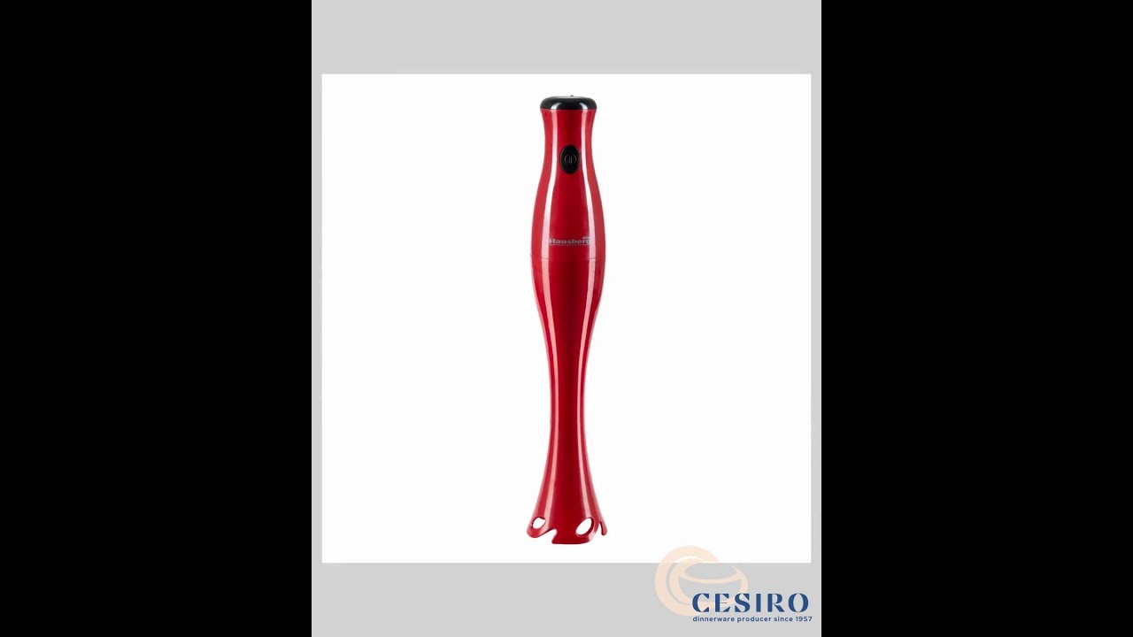 Blender de mana Hausberg HB-7669RS, 350 W, Lama din otel inoxidabil, Ax interior din otel inoxida...