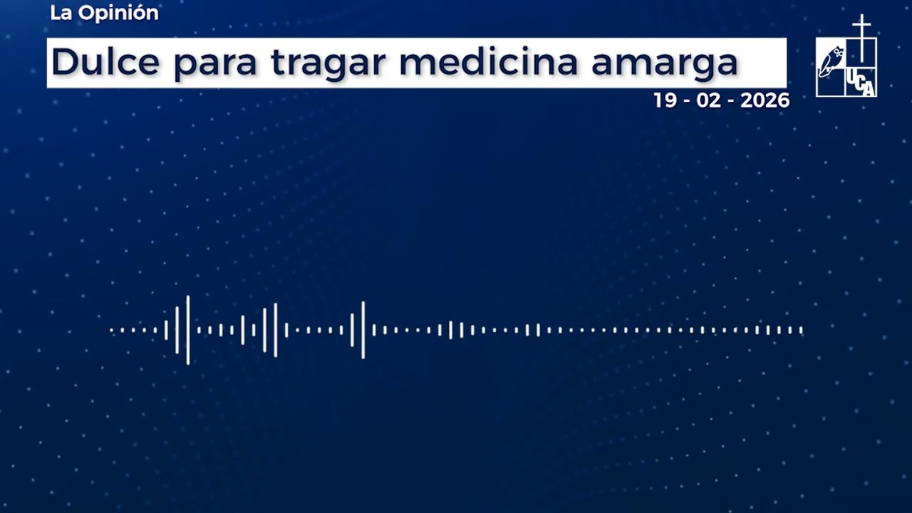 Dulce para tragar medicina amarga - Por Rodolfo Cardenal, S.J.