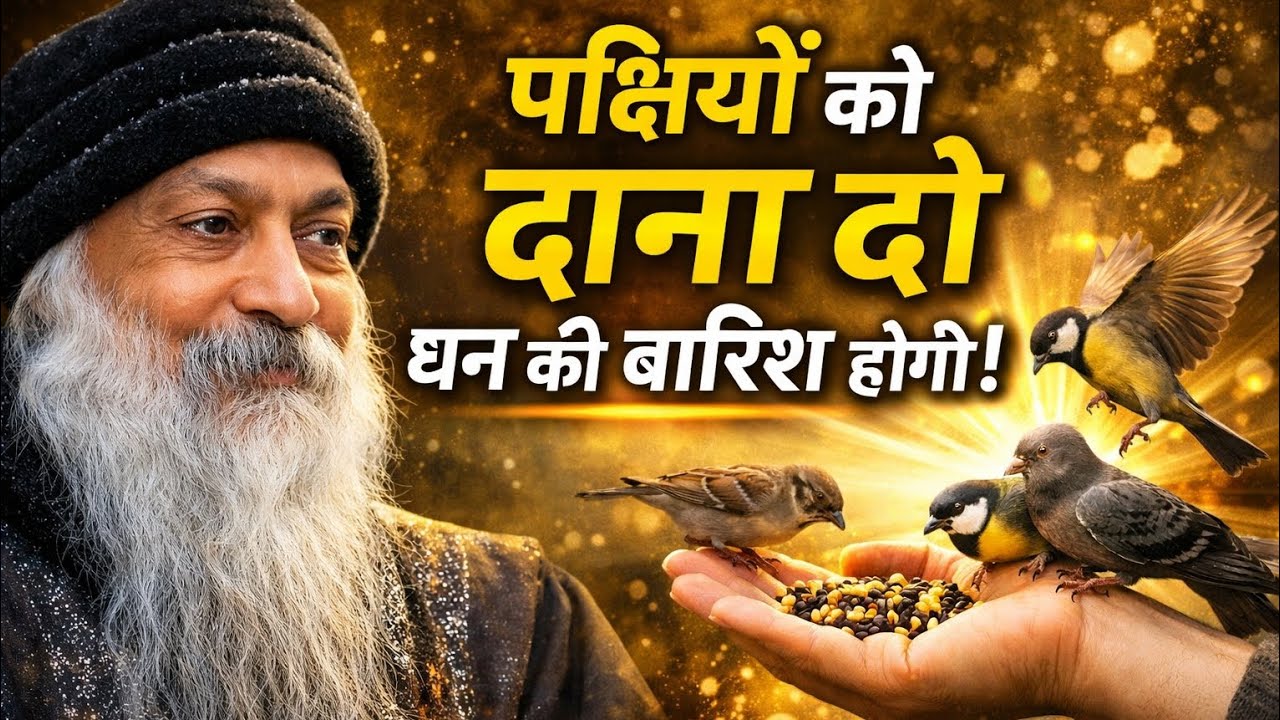 🔥OSHO – पक्षियों को यह दो, धन इतना आएगा कि संभाल नहीं पाओगे | रहस्यमयी सत्य | Osho Hindi Speech