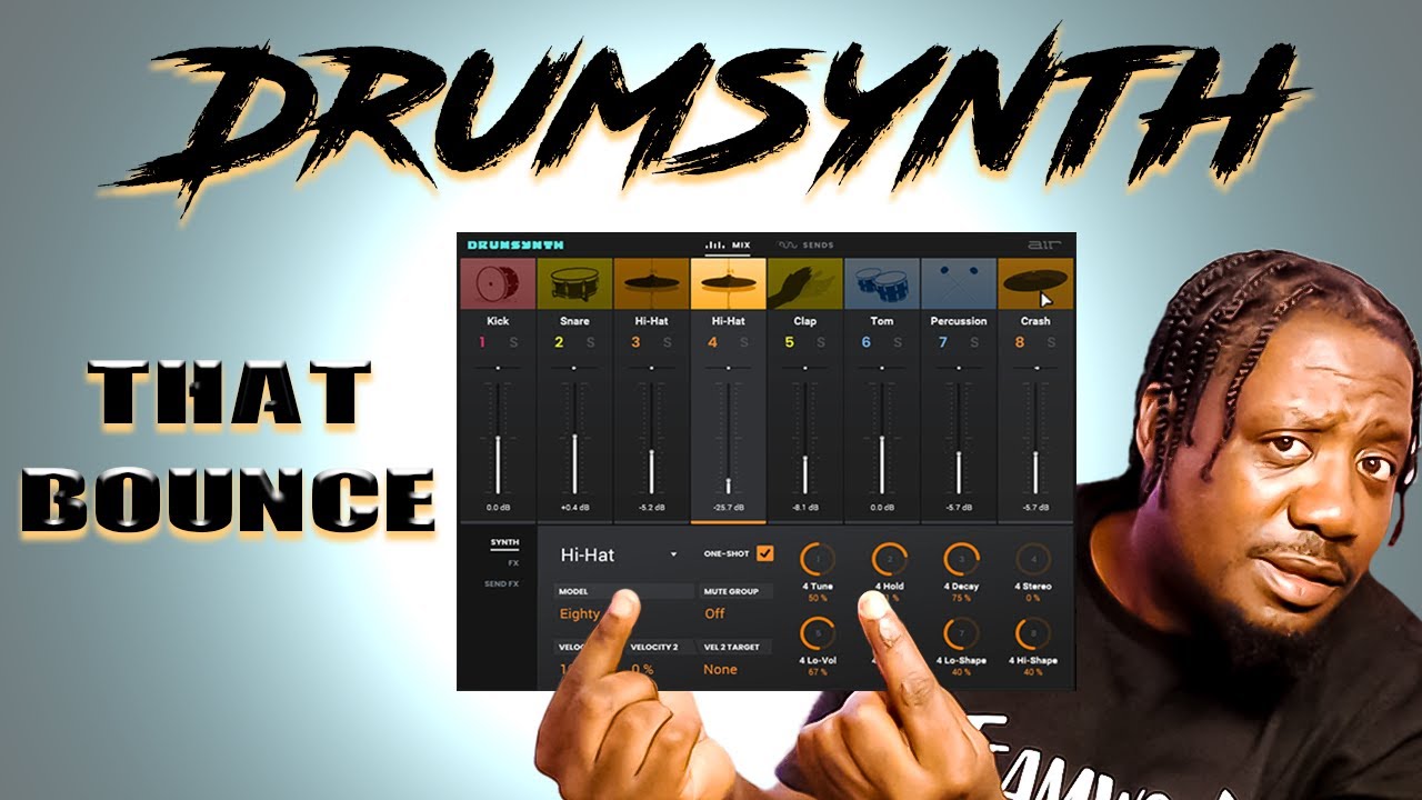 Using Drumsynth To Make A Crazy Bounce Beat MPC Software