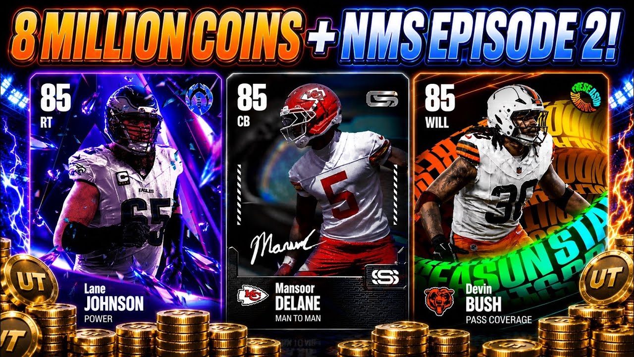 8 MILLION COINS! NMS EPISODE 2! BUILDING THE TEAM IN MADDEN 27 ULTIMATE TEAM!!