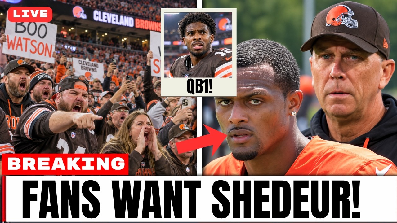 TODD MONKEN RISKS EVERYTHING ON WATSON AS BOOING FANS DEMAND SHEDEUR SANDERS QB1!