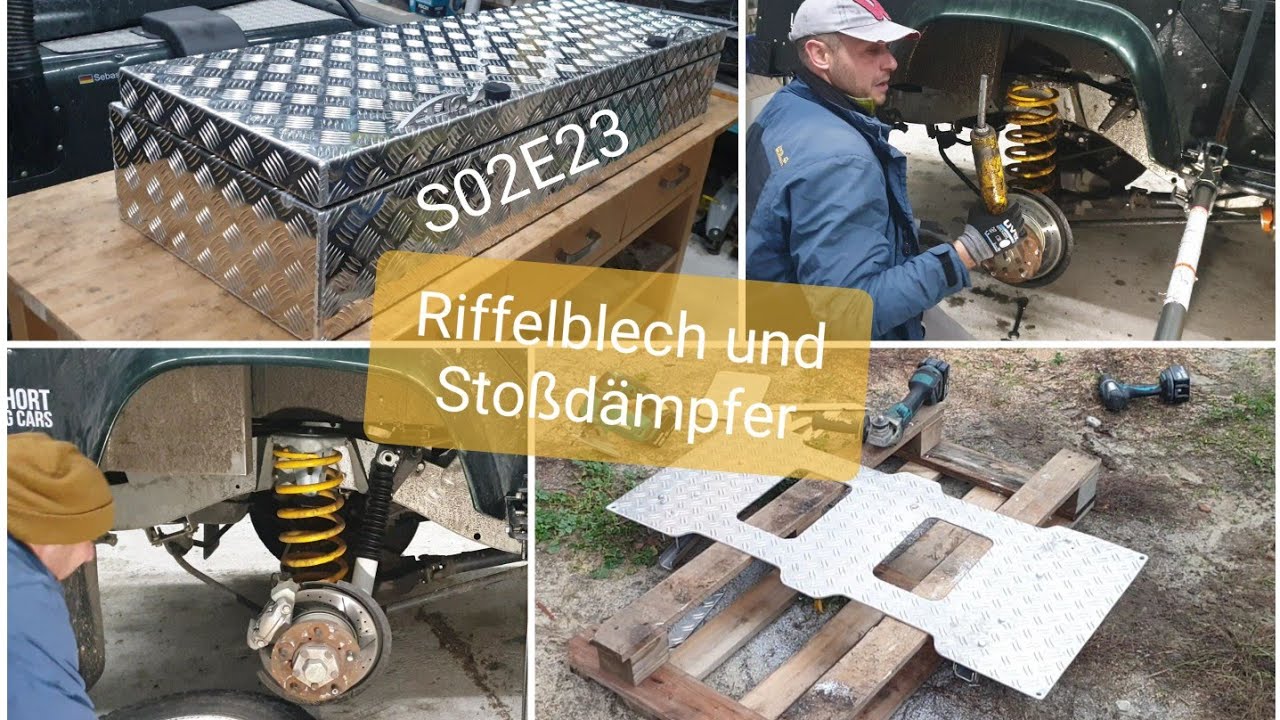 S02E23 - die ultimative Dachbox und Offroadschäden.. Mein Land Rover Defender ist bald reisefertig..