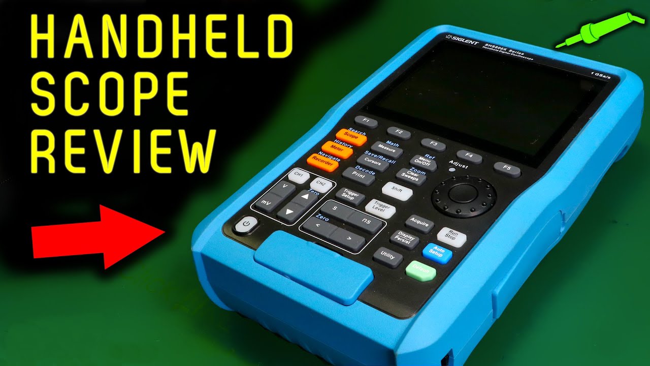 🔴 Siglent SHS820X Handheld Oscilloscope Review - No.1072