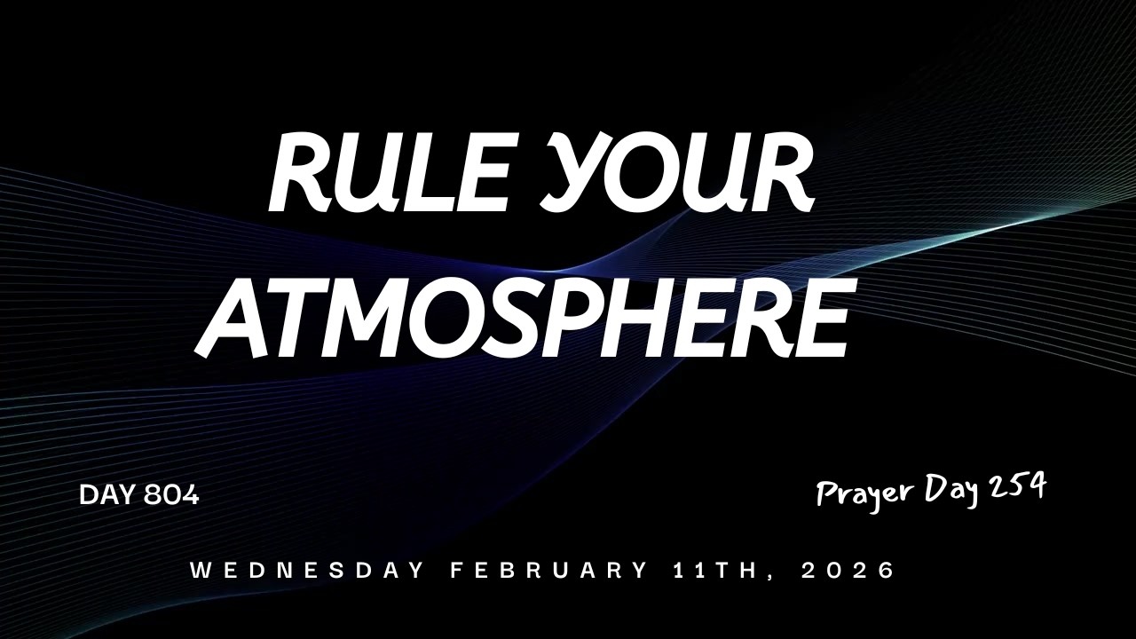 RULE YOUR ATMOSPHERE #DAY804 With Apostle Christophe SEBAGABO