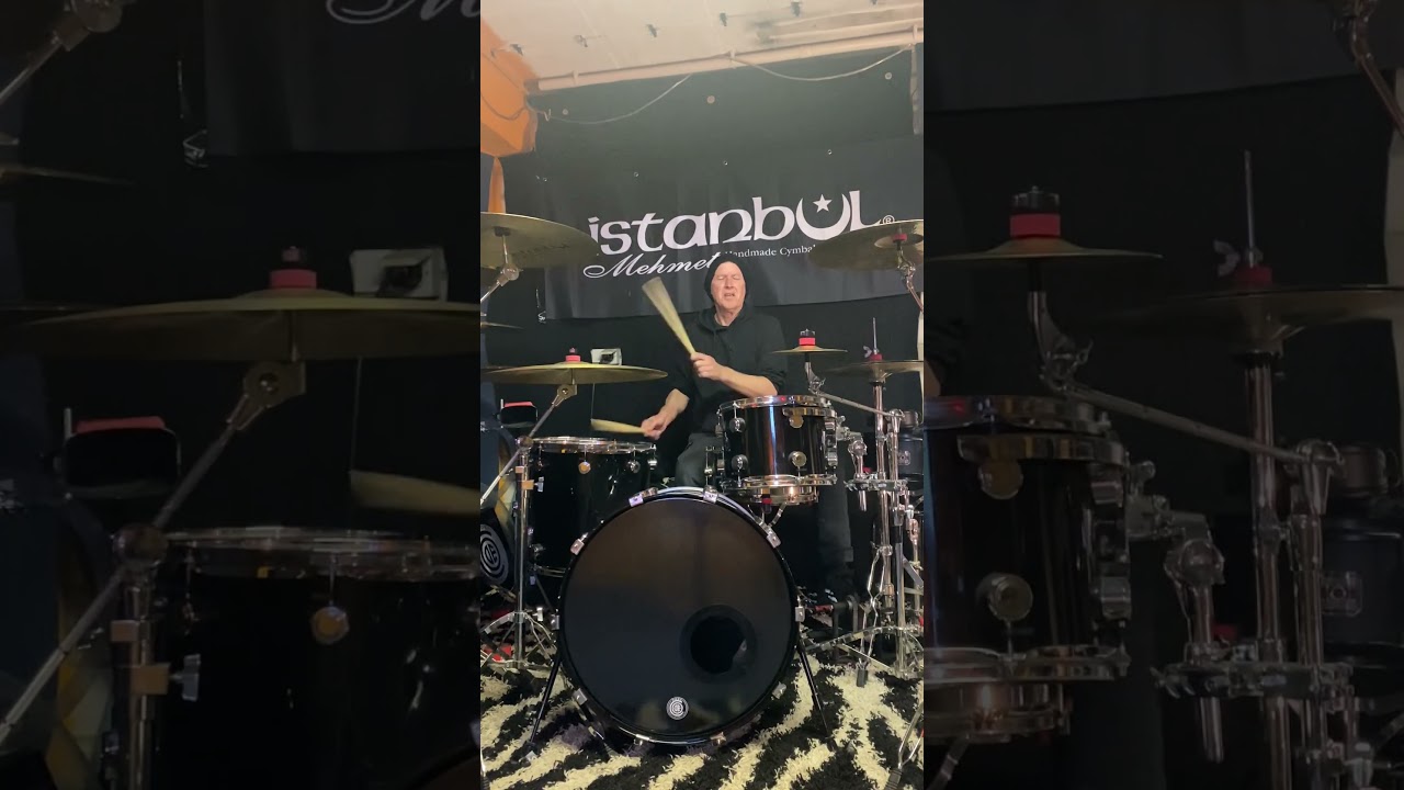 Goofing around 🥁🤘🥁 #codedrumheads #istanbulmehmetcymbals #rohemadrumsticks #cympadchromatics