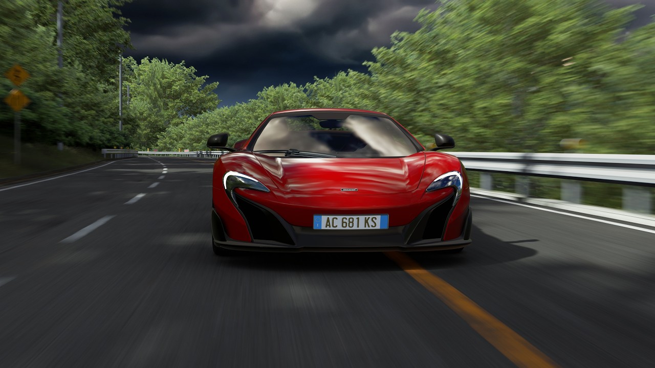 McLaren 675LT Spider en Akina DownHill | Assetto Corsa