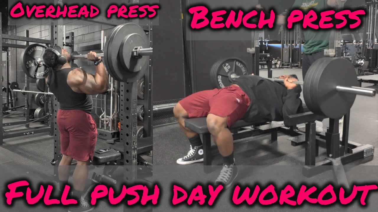 Complete Push Day Workout - Shoulders, Chest, Triceps 