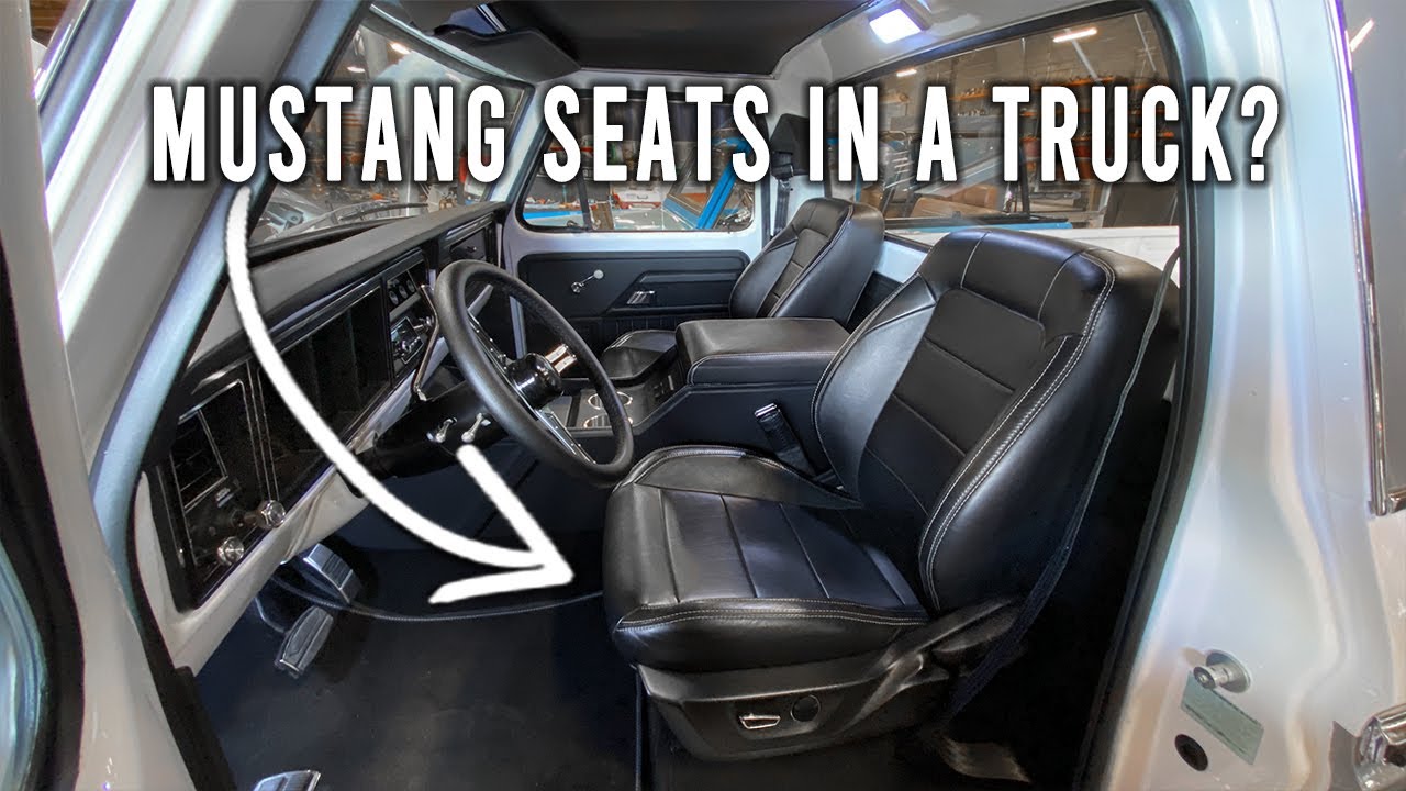 Как установить сиденья Mustang в грузовик Ford.