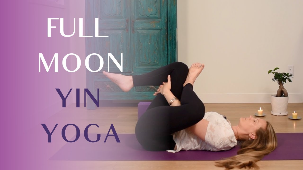 Full Moon Yin Yoga | 30 min Aquarius Full Moon Yoga 🌕