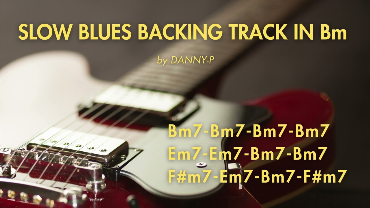 Moody Slow Blues Backing Track Jam in Bm
