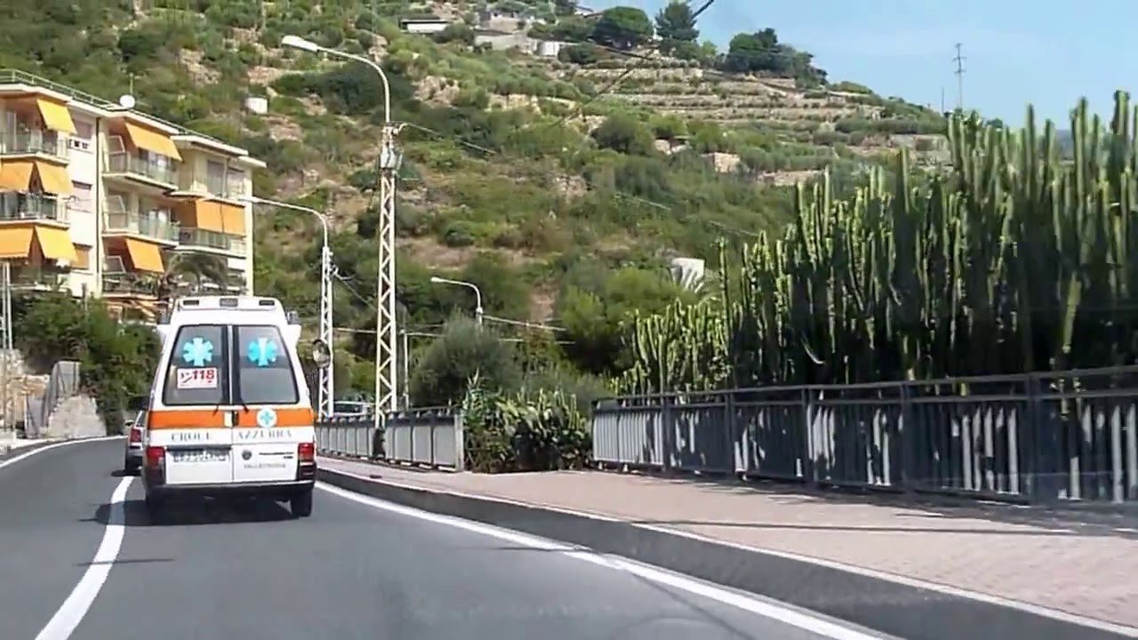 Francja lazurowe wybrzeże okiem kierowcy